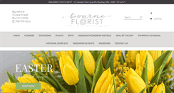 Desktop Screenshot of bourne-florist.com